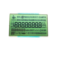 Custom LCD Display: Positive HTN LCD 1/4 Bias 1/8 Duty Segment LCD