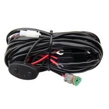 IP68 Triangle Automotive 3 Pin Deutsch Connector Wire Harness for Driving Lights