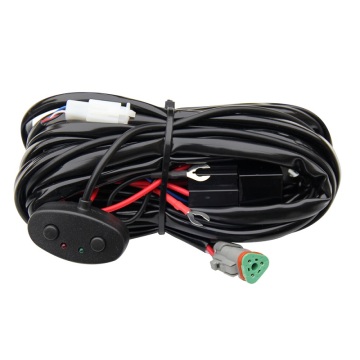 IP68 Triangle Automotive 3 Pin Deutsch Connector Wire Harness for Driving Lights