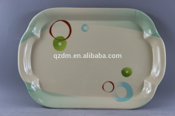 Flower Melamine Trays/Decorative Melamine Square Trays