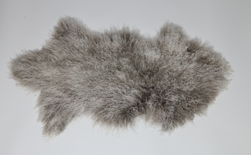 Long Curly Fur Hair Mongolian Lamb Fur Skin