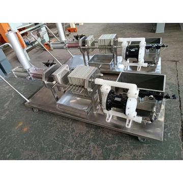 Small manual Laboratory filter press