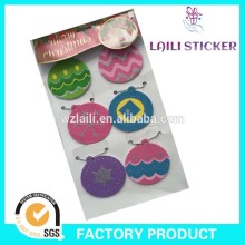 eva sticker for christmas tree decoration,eva sticker with chain