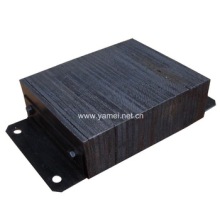 20 x 12 x 4.5 In Laminated Rubber Dock Bumper