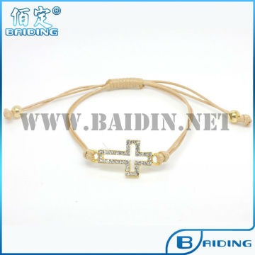 2015 popular cross accessory bracelet, bangle bracelet set