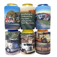 Custom Neoprene Double Stitched 375ml Can Slim Stubby Holder & Cooler