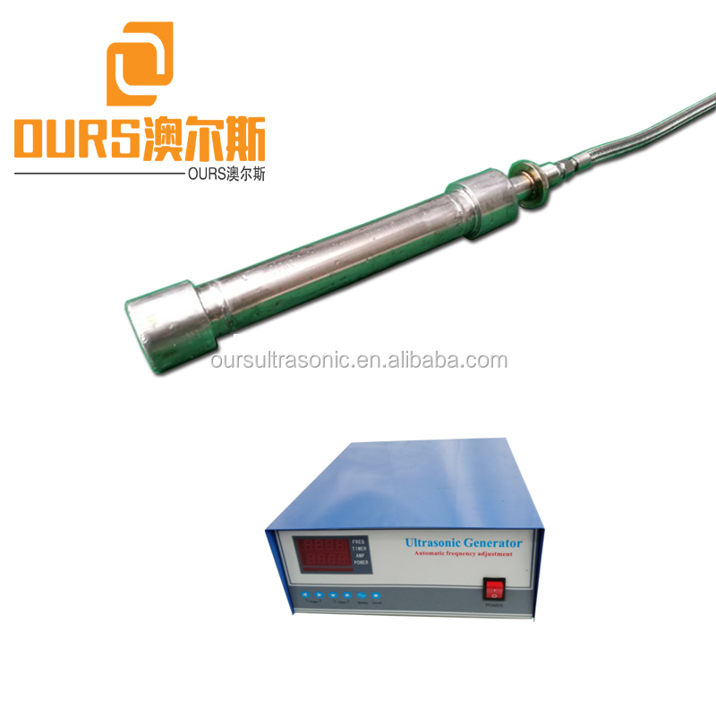 SS316 stainless steel Tubular Transducer Ultrasonic Reactor Cleaning Or Refinement Of Scavenge Oil And Palm Oil