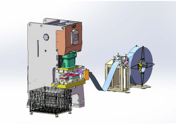 BSW electrical switch box automatic punching machine
