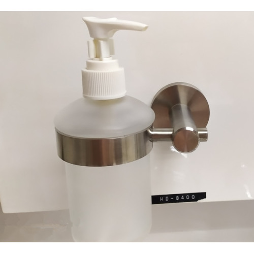 Manual Glass Bottle Soap Dispenser For Bathroom