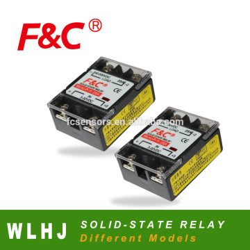 F&C solid-state relay, WLHJ series, DC or AC control, different voltage and currents.