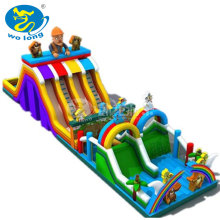 Giant Inflatable Obstacle Course, inflatable bouncy castle , adult Obstacle Gmaes for Party