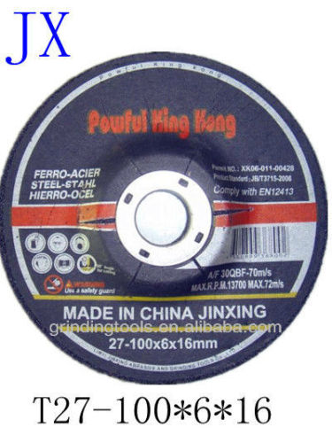 EN12413 depressed centre grinding wheels of price