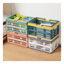 Collapsible Plastic Baskets for Supermarket Vegetable Storage: Excellent Quality and Space-Saving Solutions