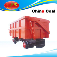 Side-discharging mine car