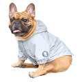 Ελαφρύ σκυλί αδιάβροχο σακάκι με κουκούλα