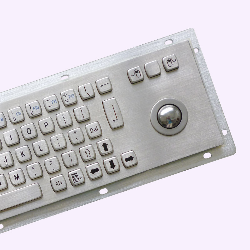 لوحة المفاتيح المعدنية السلكية USB مع تخطيط إسباني