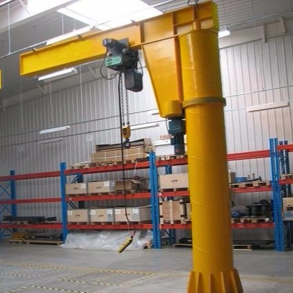 Customized 90/180/270/360 Degree Canlilever Mini Swivel Jib Crane with Hoist Lift for Indoor Andoutside Hot Sale in South America