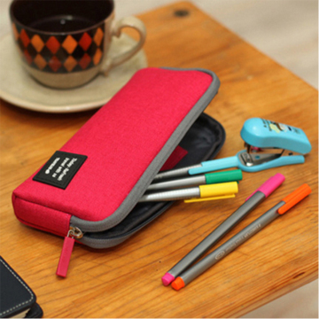 Plain Canvas Pencil Case, School Pencil Case, Cute Pencil Case