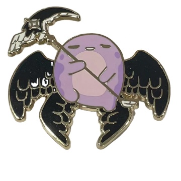 Custom Metal Crafts: Muyue Manufacture 2024 Cute Gold Plating Hard Enamel Pins