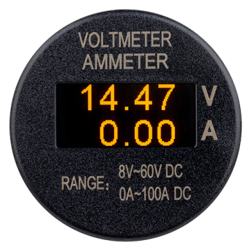 8-60V OLED DC DUAL DIGITAL VOLTMETER AMMETER DISPLAY