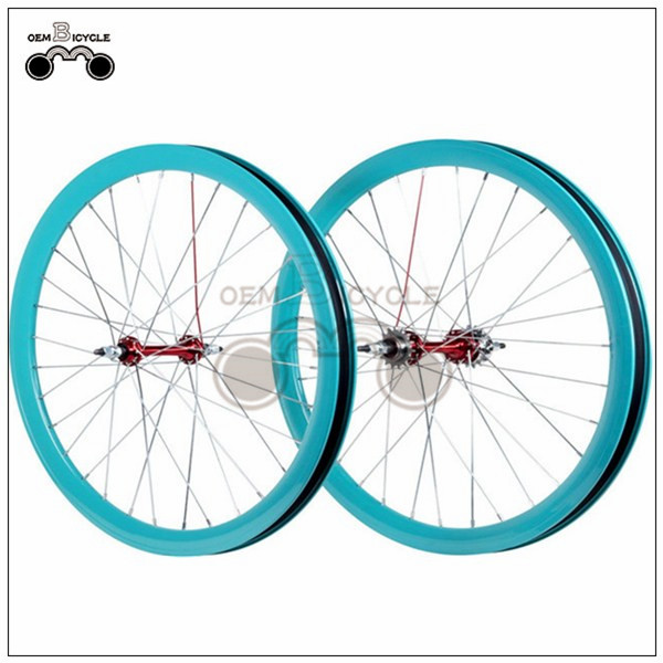 700C 40mm fix double-walled aluminum wheelset11