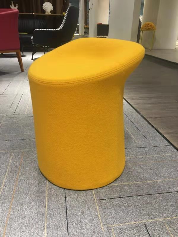 High Quality Nordic Design Lounge Sofa Chair Living No Armrests Round Sofa Stool