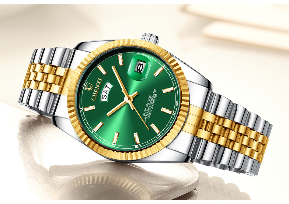 Top Luxury Brand CHENXI Men 2019 Casual Fashion Quartz Business Male Wristwatches Analog Waterproof Clock Relogio Masculino