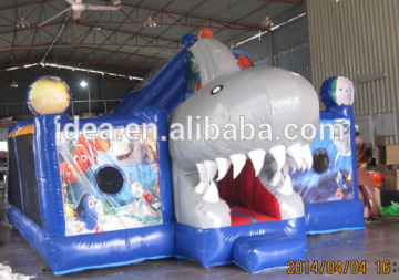 Empire inflatable shark combo bouncer NC057