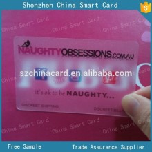 cheap price transparent frosted thin business card