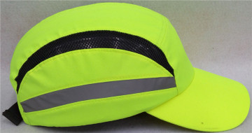 Reflective safety bump cap