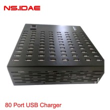 80 Port USB Charging Station with Power Adapter