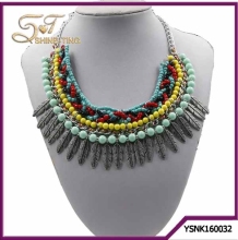 Chunky boho leaf handmade jewelry trends 2016