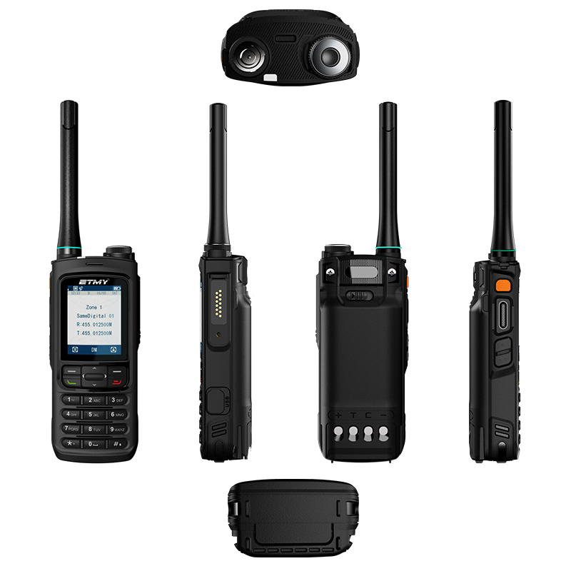 NXDN VHF/UHF Digital & Analog Portable Radios ET-D69 Walkie Talkie Handheld