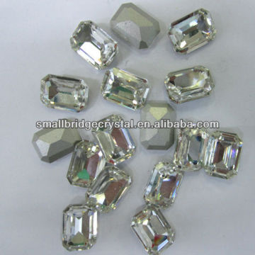 Rectangular octagon Crystal Stone