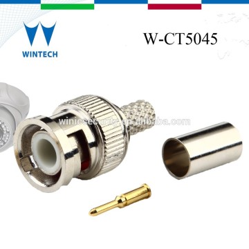 BNC female connector straight crimp bnc connector