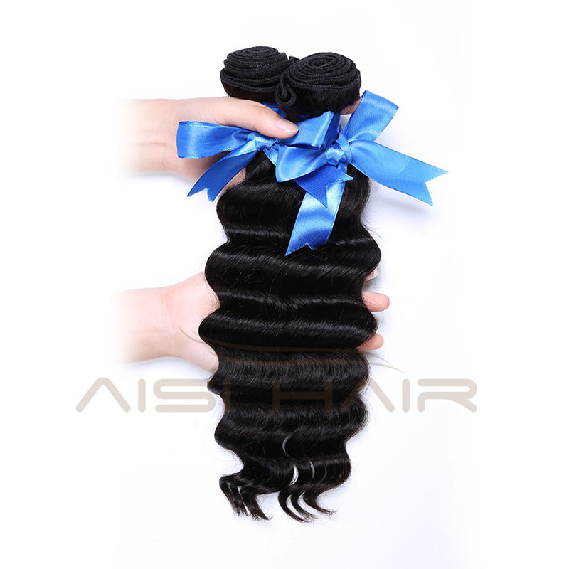 European Natural Color Human Hair Waeaving  100% Loose Deep Human Hair Weave Extensions