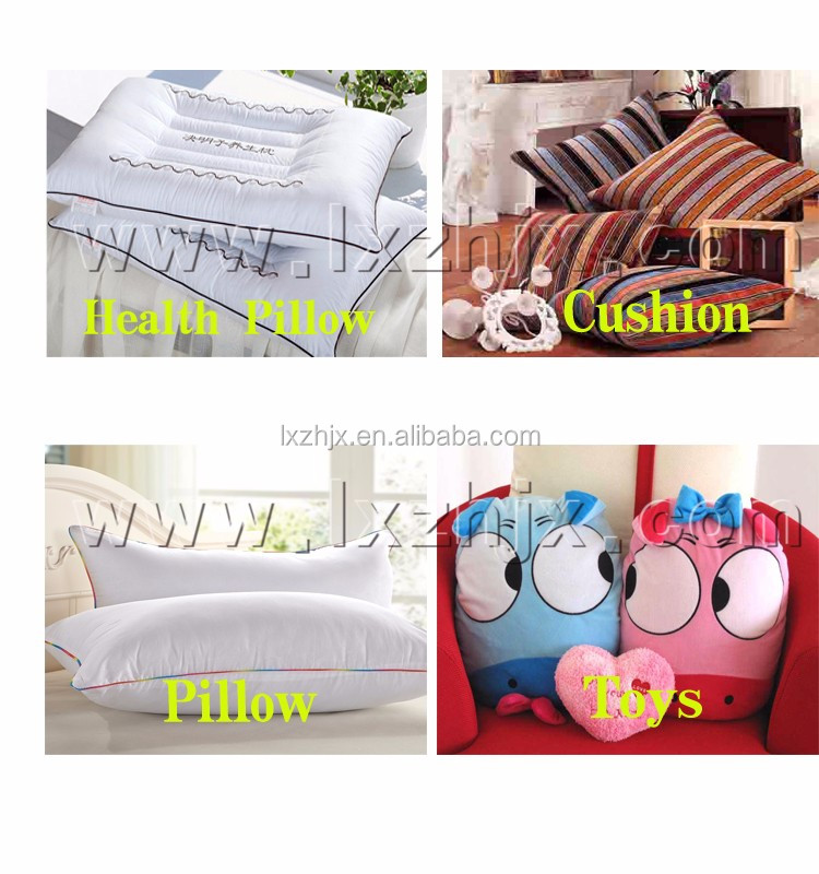 Automatic polyester fiber pillow filling machine, fiber pillow making machine