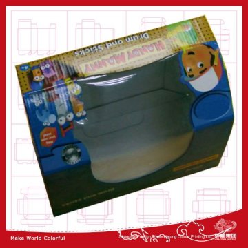 manufacture box with plastic windown