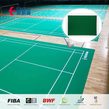 tikar badminton lantunan tinggi kalis air pvc lantai sukan