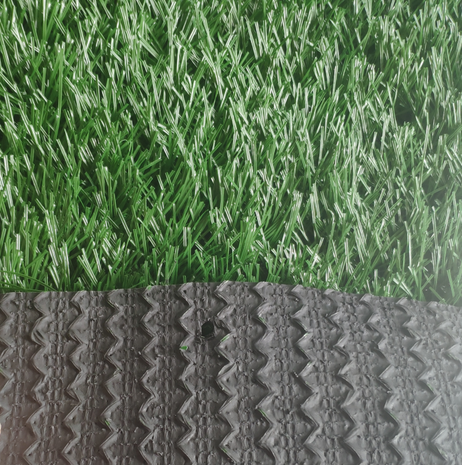 Football synthetic artificial grass zigzag backing grass for soccer field