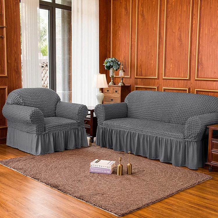 Customized color new design removable spandex household decoration sofa covers for 3 seater sofa