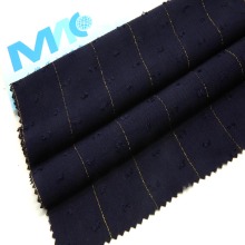 rayon crinkle with golden check lurex