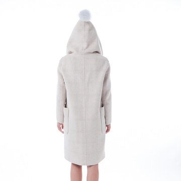 New Beige cashmere overcoat