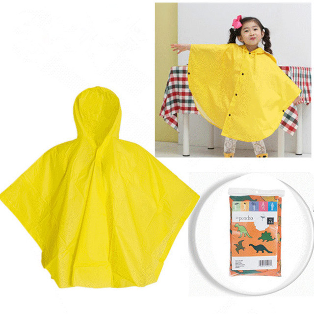 المصنع مباشرة بالكامل على طباعة معطف مطر للأطفال