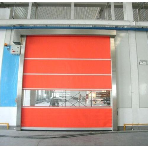 Automatik anti-statik PVC Fabric High Speed ​​Shutter Door