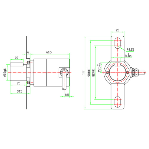 Menggulung Pintu Motor Servo Brushless Otomatis