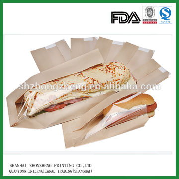 food packaging bag food packaging paper bags with window