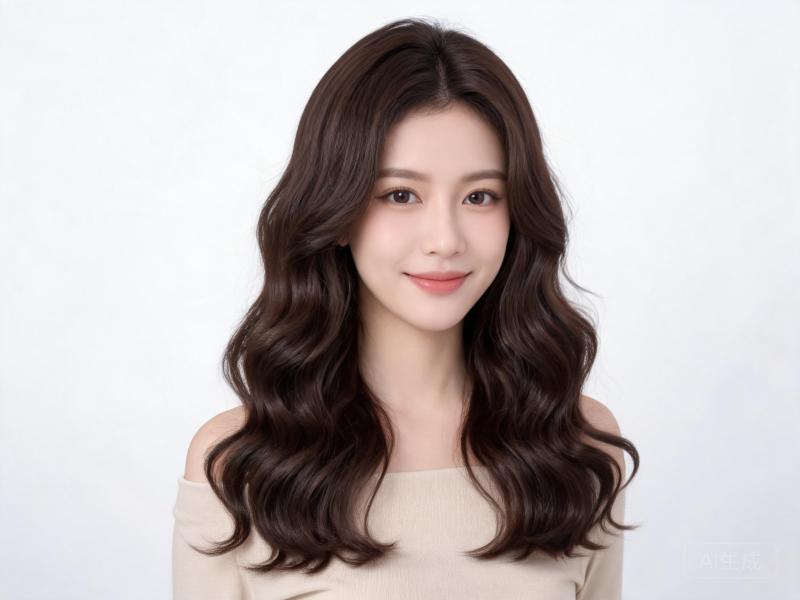 Dark Brown Loose Wave Lace Front Wig Human Hair