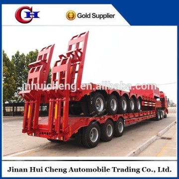 International standard 4 axles 150 ton low bed semi trailer