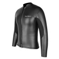 Seackin 3mm στήθος φερμουάρ μαύρο νεοπρένιο wetsuits κορυφή